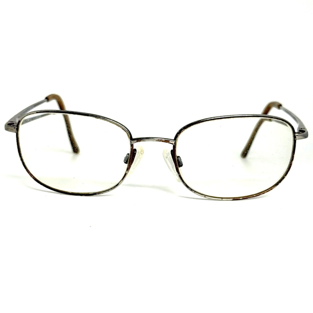 Puriti PT 5608 Brown Matte Oval Eyeglasses‎ Frames 54-18-145 Mens Womens